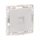 Стокгольм Механизм Розетки Phone 1-местной белый PROxima  EYT01-034-10  EKF