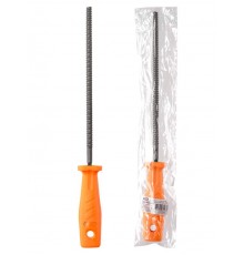 Рашпиль круглый длина 200 мм, пластиковая рукоятка "Рубин"  SQ1026-0231  TDM