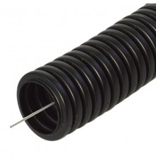 Труба гофрированная ПП лёгкая 350 Н безгалогенная (HF) стойкая к ультрафиолету черная с/з д16 (100м/5500м уп/пал)  PR02.0059  Промрукав
