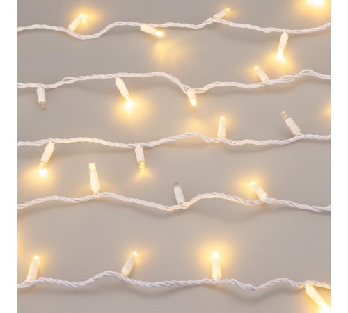 Светодиодная гирлянда ARD-STRING-CLASSIC-10000-WHITE-100LED-PULSE Warm (230V, 7W) (Ardecoled, IP65)  031645  Arlight