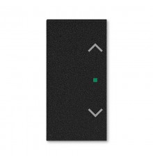 ABB Levit Антрацит Клавиша 2-ая с символом жалюзи free@home  6220H-A02002 63  2CHH622002A4063  ABB