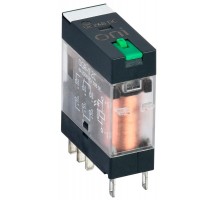 Реле общ. назнач. OGR-1 2C 24В DC с LED и тест. кнопкой ONI  OGR-1-2C-DC24V-L-B  ONI