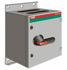 Рубильник в боксе OT200KLCC3TZ до 200А(АС23A) 3-полюсный, 2НО+1НЗ доп.контакт, под фланцы C  1SCA022281R5420  ABB