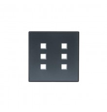 Центральная плата 6-ти канального индикатора Signal, Impressivo, алюминий  6V-83   2TKA001577G1  ABB