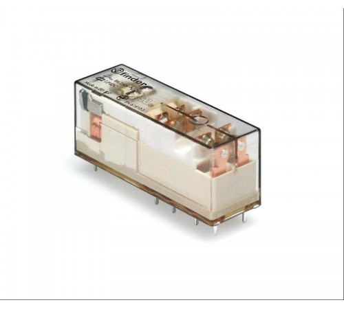 Электромеханическое реле безопасности (реле с принудительным управлением контактами); 2NO + 2NC;  катушка 24В DC  501490244220  Finder