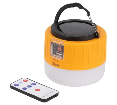 Фонарь кемпинговый светодиодный KA-601 "Пегас" аккумуляторный, на солнечной батарее + дистанционный пульт  Б0054043  ЭРА