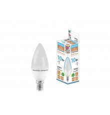 Лампа светодиодная FС37-10 Вт-230 В -6500 К-E14 Народная  SQ0340-1596  TDM