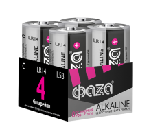 Батарейка LR14 ФАZА Alkaline Pack-4 арт.5033160
