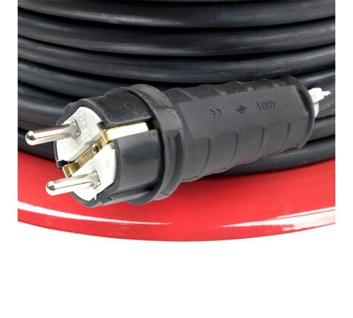 Удлинитель на катушке "Гефест 2.0" 4 гнезда 40м с заземлением и предохранителем КГ 3*2,5 16А/3,5кВт PROxima  UKG02-16-R325-4-40  EKF