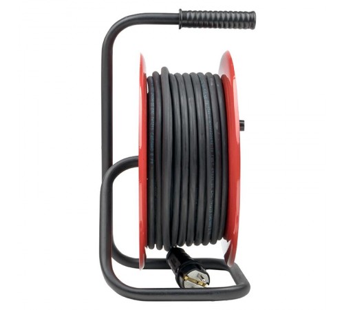 Удлинитель на катушке "Гефест 2.0" 4 гнезда 40м с заземлением и предохранителем КГ 3*2,5 16А/3,5кВт PROxima  UKG02-16-R325-4-40  EKF