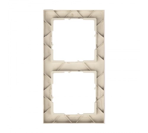 SUNO Рамка декоративная универсальная 2-постовая Цвет "Слоновая кость"  721582  Legrand