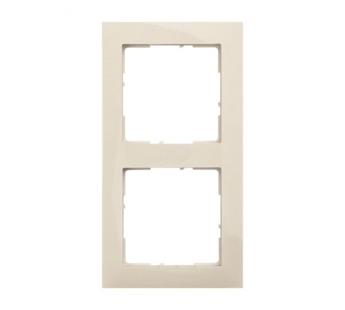SUNO Рамка декоративная универсальная 2-постовая Цвет "Слоновая кость"  721582  Legrand