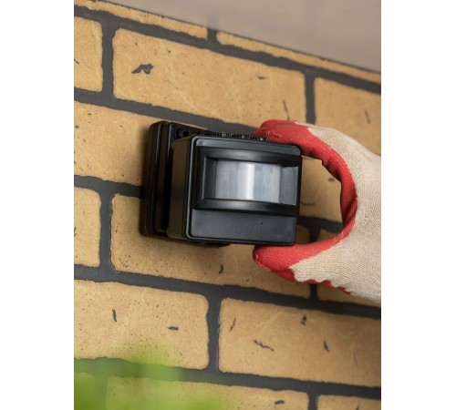 Датчик движения ИК MS-01 черный на прожектор 1200Вт 120гр. до 12м IP44 PROxima  dd-ms-01-b  EKF