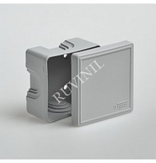 Коробка распределительная для о/п, 70х70х40мм (св.-серая)  65006  Рувинил