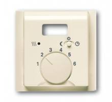 Плата центр. (накладка) для мех. терморегулятора (термостата) 1095 UTA, 1096 UTA, серия impuls, цвет сл. кость  1710-0-3776   2CKA001710A3776  ABB