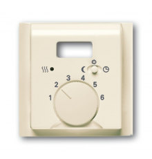 Плата центр. (накладка) для мех. терморегулятора (термостата) 1095 UTA, 1096 UTA, серия impuls, цвет сл. кость  1710-0-3776   2CKA001710A3776  ABB