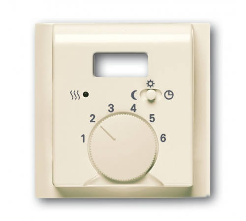 Плата центр. (накладка) для мех. терморегулятора (термостата) 1095 UTA, 1096 UTA, серия impuls, цвет сл. кость  1710-0-3776   2CKA001710A3776  ABB