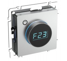 BRITE Термостат электронный с индикацией ТС10-1-БрА алюминий  BR-RT11-K47  IEK