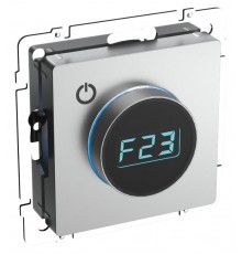 BRITE Термостат электронный с индикацией ТС10-1-БрА алюминий  BR-RT11-K47  IEK