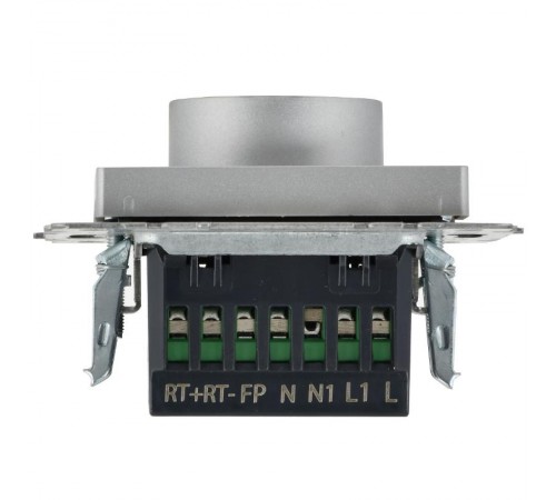 BRITE Термостат электронный с индикацией ТС10-1-БрА алюминий  BR-RT11-K47  IEK