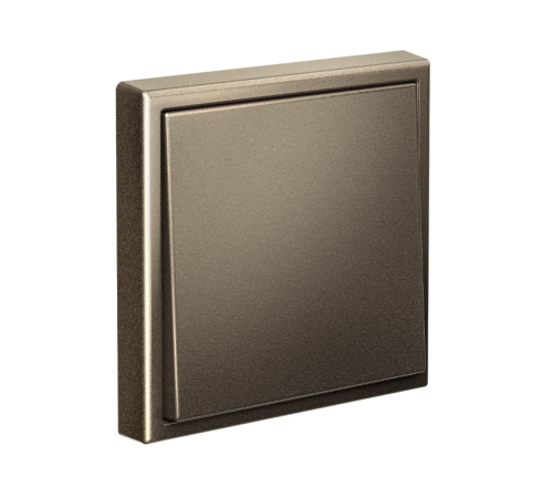 ArtGallery Мокко Выключатель 1-клавишный КНОПОЧНЫЙ, механизм, быстрозажим. клем.  GAL000615S  SE