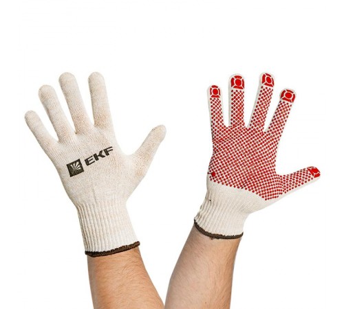 Перчатки рабочие ТОЧКА II с ПВХ-покрытием (10 класс, 10 разм) Expert  pe13ct-10-pro  EKF
