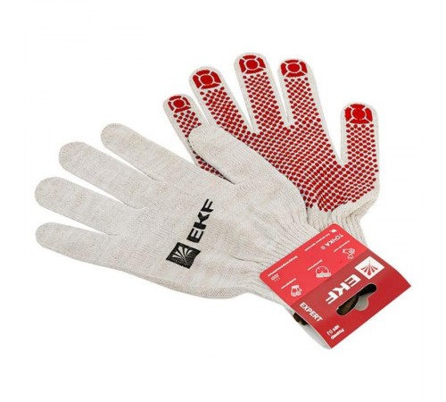 Перчатки рабочие ТОЧКА II с ПВХ-покрытием (10 класс, 10 разм) Expert  pe13ct-10-pro  EKF