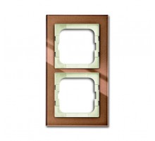 Рамка 2-постовая 1722-283, серия axcent, цвет бронзовое стекло  1754-0-4544   2CKA001754A4544  ABB