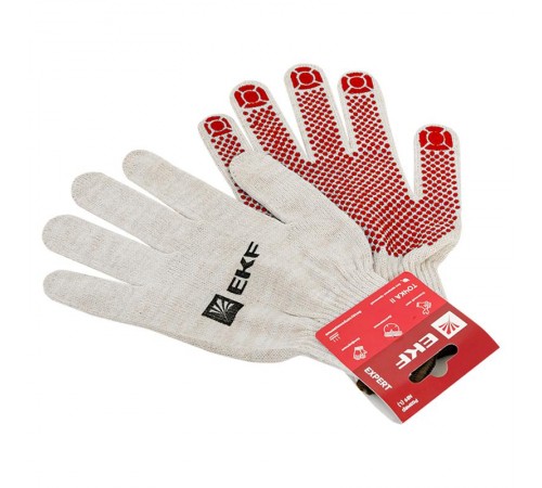 Перчатки рабочие ТОЧКА II с ПВХ-покрытием (10 класс, 10 разм) Expert  pe13ct-10-pro  EKF