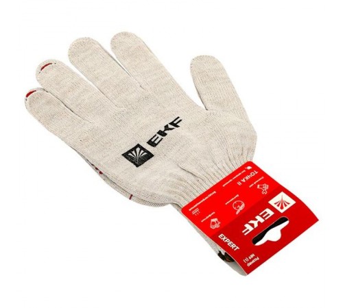 Перчатки рабочие ТОЧКА II с ПВХ-покрытием (10 класс, 10 разм) Expert  pe13ct-10-pro  EKF