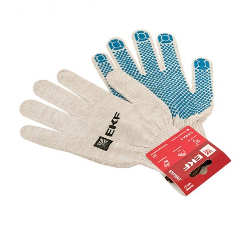 Перчатки рабочие ТОЧКА II с ПВХ-покрытием (10 класс, 10 разм) Expert  pe13ct-10-pro  EKF