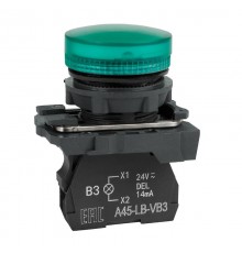 Сигнальная лампа OptiSignal D22 C5-L-B3 зеленая пластик 24VAC/DC XB5AVB3 332189 КЭАЗ