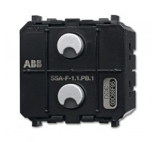 SSA-F-1.1.PB.1 Сенсор 1-клавишный/релейный активатор 1-канальный free@home, Zenit  6220-0-0232   2CKA006220A0232  ABB