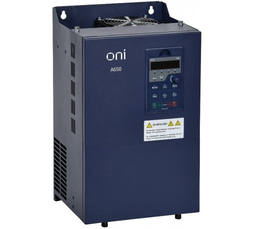 Преобразователь частоты A650 380В 3Ф 55кВт 112А тор. M  A650-33E55TM  ONI
