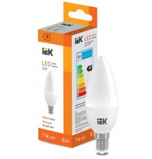 Лампа светодиодная Candle C37 600lm 3000K E14  LL-I-C37-7-230-30-E14  IEK