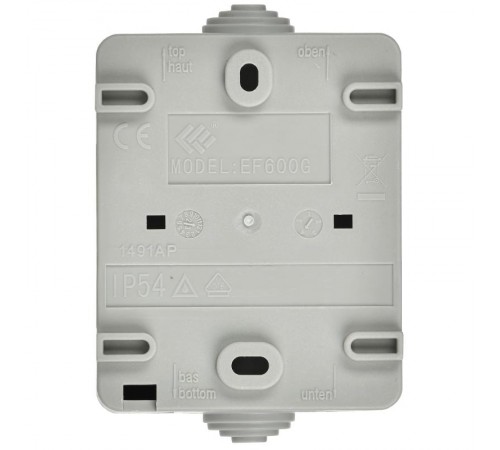 Форс Розетка 1-местная О/У с/з РСб20-3-ФСр IP54  ERS12-K03-16-54-DC  IEK