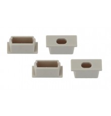 Набор заглушек для профиля CAB262, 1506-3B 4 сквозные  Б0039439  ЭРА