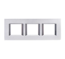 Рамка 2х3П 71мм горизонтальная Хром Axolute  HA4802M3HCR  Legrand