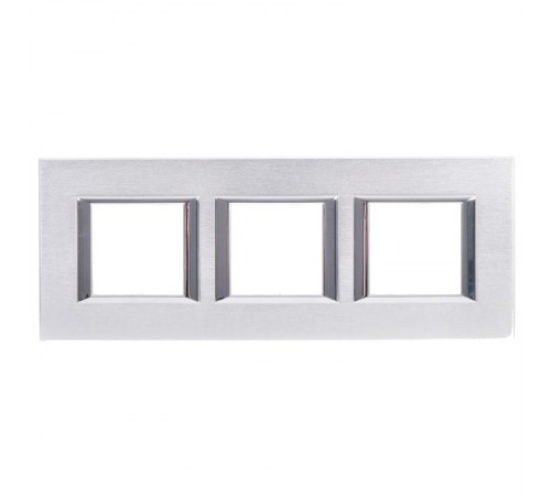 Рамка 2х3П 71мм горизонтальная Хром Axolute  HA4802M3HCR  Legrand