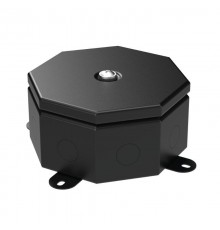 Коробка металлическая Октагон черная 130х130х63 (9 шт/кор) IP55  70-0100-9005  Промрукав