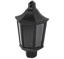 Садово-парковый светильник  НБУ 06-60-003 Ника 60Вт черный прозрачный  Б0061159  ЭРА