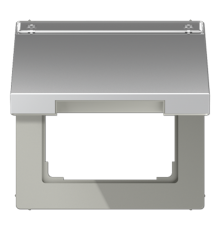 Крышка откидная с возвратной пружиной и полем для надписи 1215 мм; алюминий  AL2990NAKL  Jung