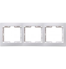 КВАРТА Белый Рамка 3-местная вертикальная РВ-3-КБ  EMK31-K01-DM  GENERICA