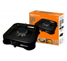 Плитка газовая одноконфорочная, ГП-1, чёрная,  SQ2515-0004  TDM