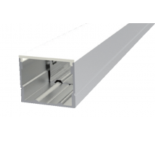 Алюминиевый профиль для LED ленты AC230V накладной 2440х20х20 мм (макс. ширина ленты 14,9 мм) c рассеивателем опал  V4-R0-70.0001.KIT-2302  VARTON