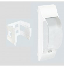 Simon Connect Комплект плата с прозр.крышкой+DIN-адаптер для уст.автоматики, 3хК45, алюминий  KF03-8  Simon