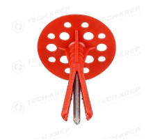 Дюбель для теплоизоляции с мет. гвоздём 10х90 (250 шт) - коробка ( 6,14 кг)  130109  Tech-KREP