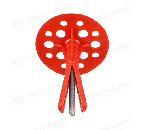 Дюбель для теплоизоляции с мет. гвоздём 10х90 (250 шт) - коробка ( 6,14 кг)  130109  Tech-KREP