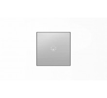 Накладка для механизма карточного выключателя с линзой подсветки и маркировкой, серия SKY, цвет нержавеющая сталь2CLA851400A1401 ABB