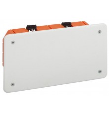 Коробка распределительная  KRP 172х96х45мм для полых стен саморез. пласт. лапки, крышка  IP20 (70/630)  Б0047263  ЭРА